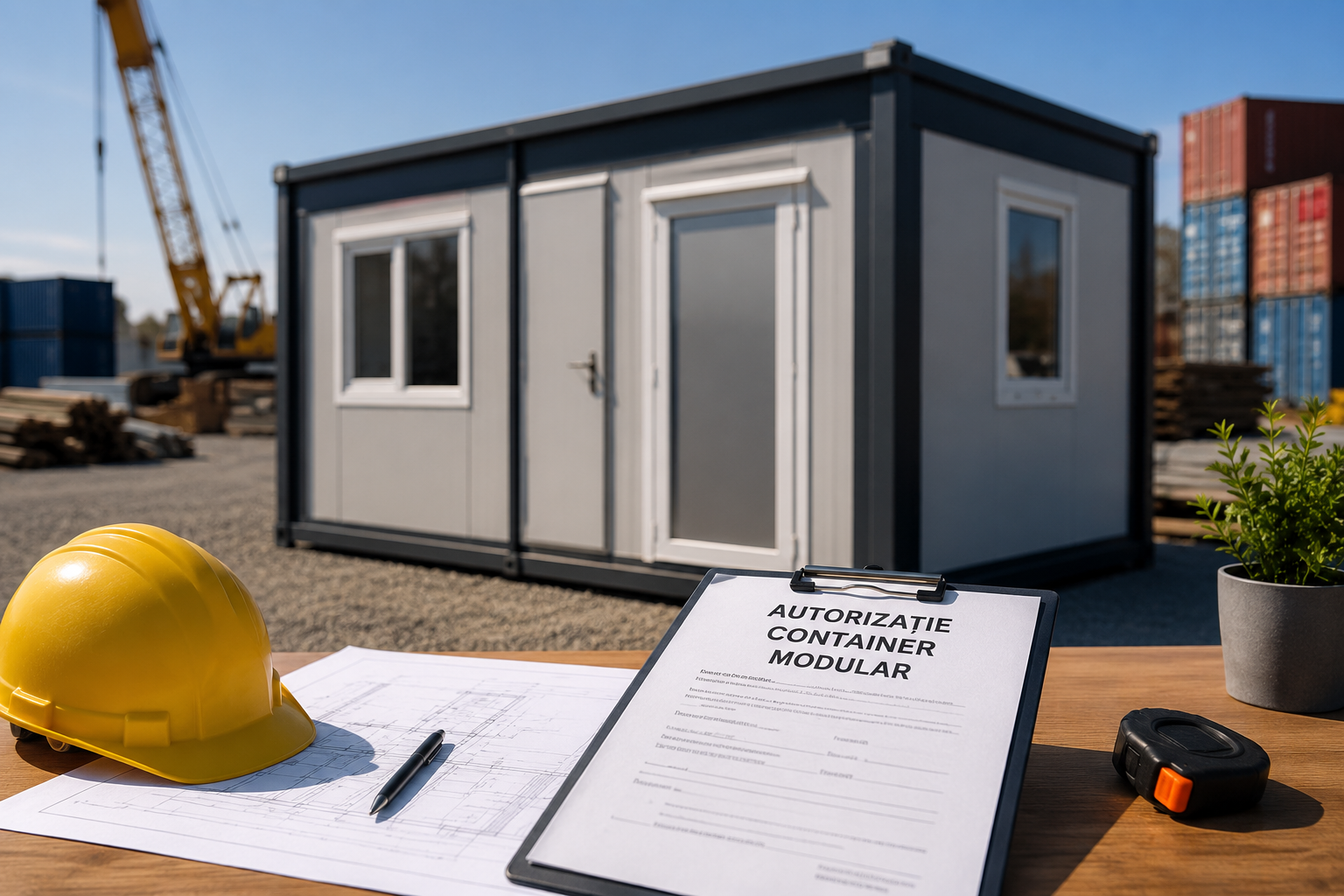 autorizatie container modular